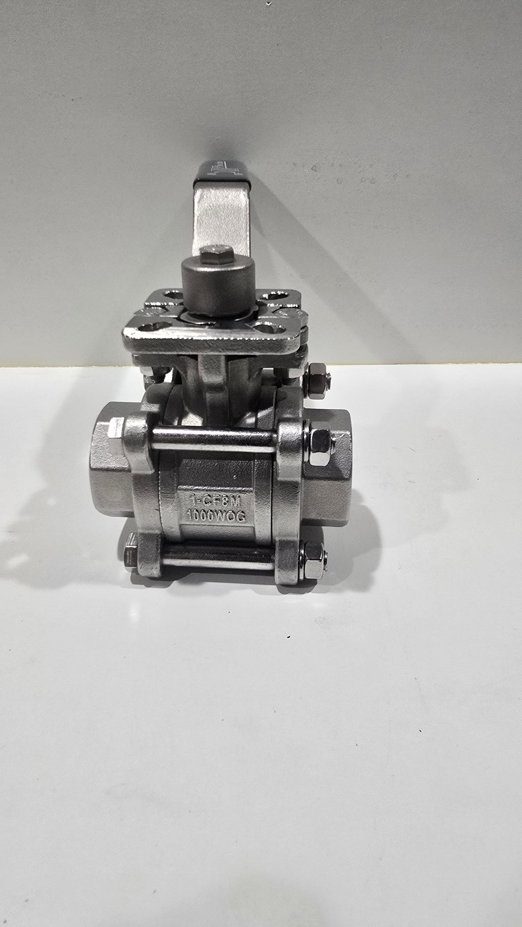 SVF Flow Controls 1" Series 8 Three-Piece 316 SS Ball Valve - Socket Weld / Butt Weld 1000 WOG