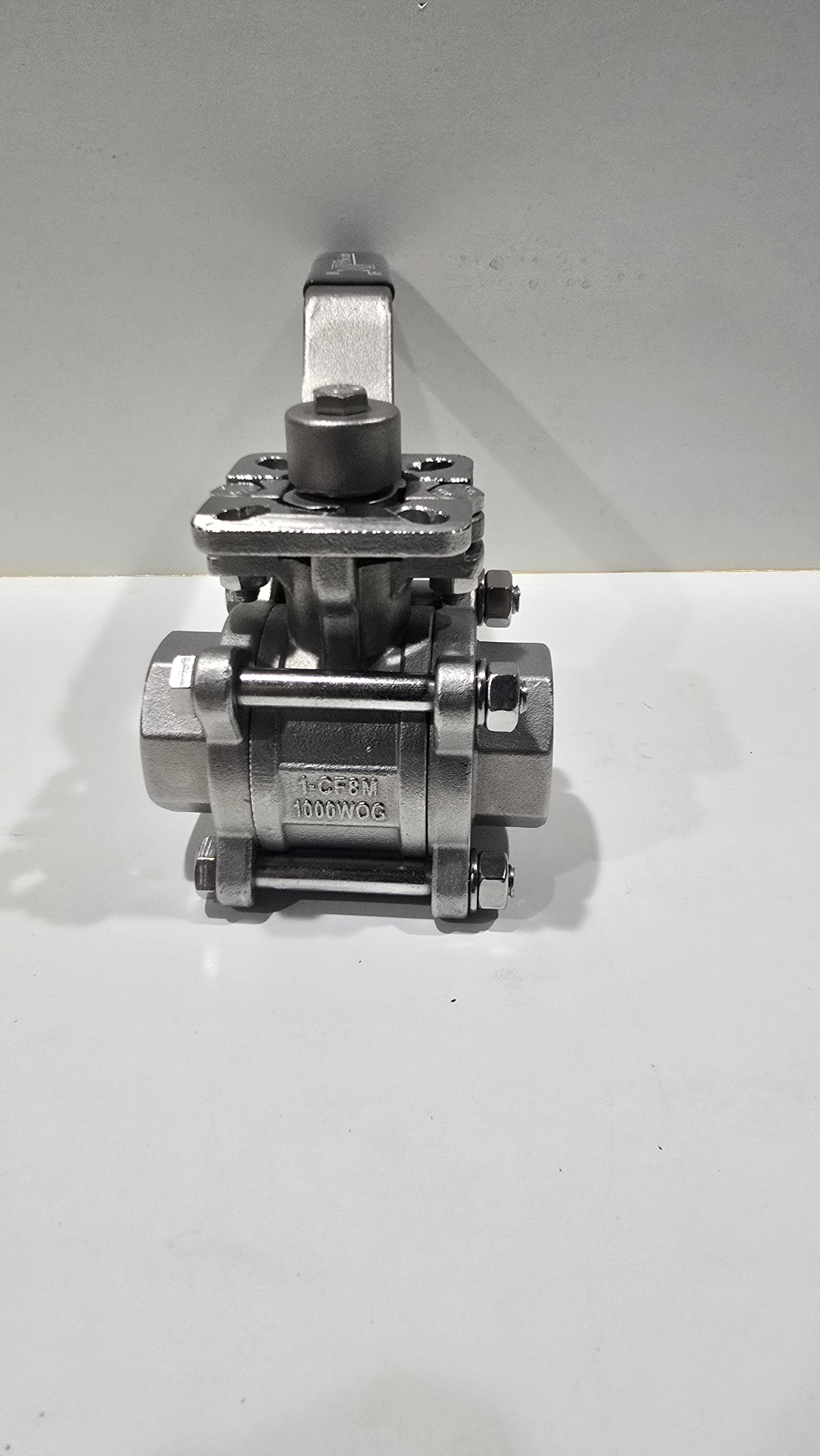SVF Flow Controls 1" Series 8 Three-Piece 316 SS Ball Valve - Socket Weld / Butt Weld 1000 WOG