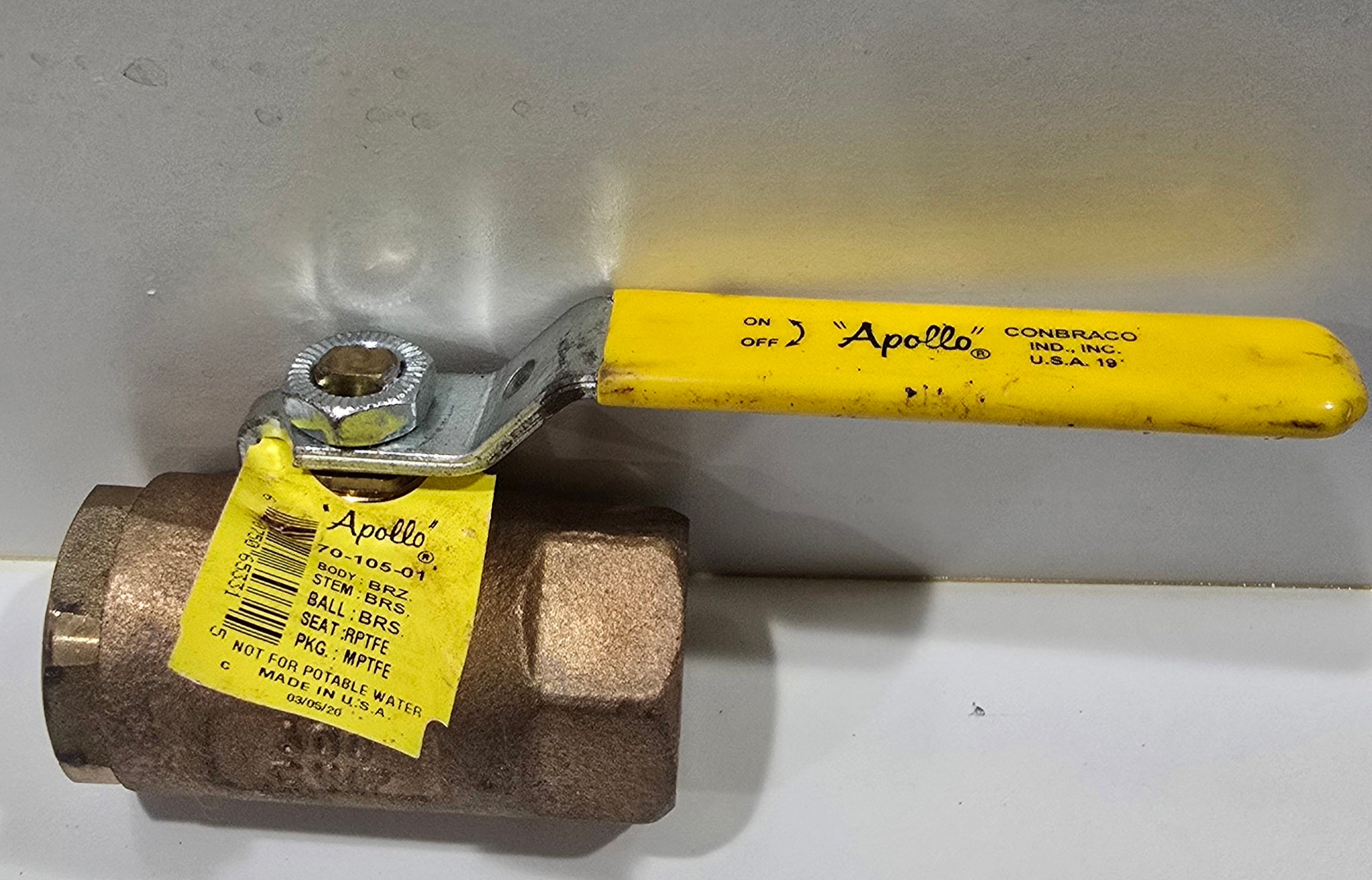 1" Apollo Bronze Ball Valve — Model 70-105-01