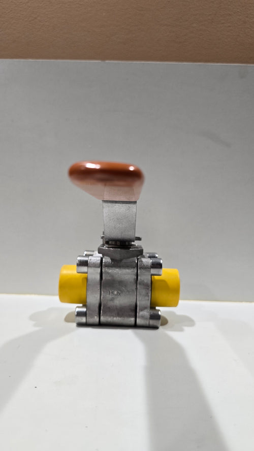 1" Habonim 3-Piece Stainless Steel Ball Valve