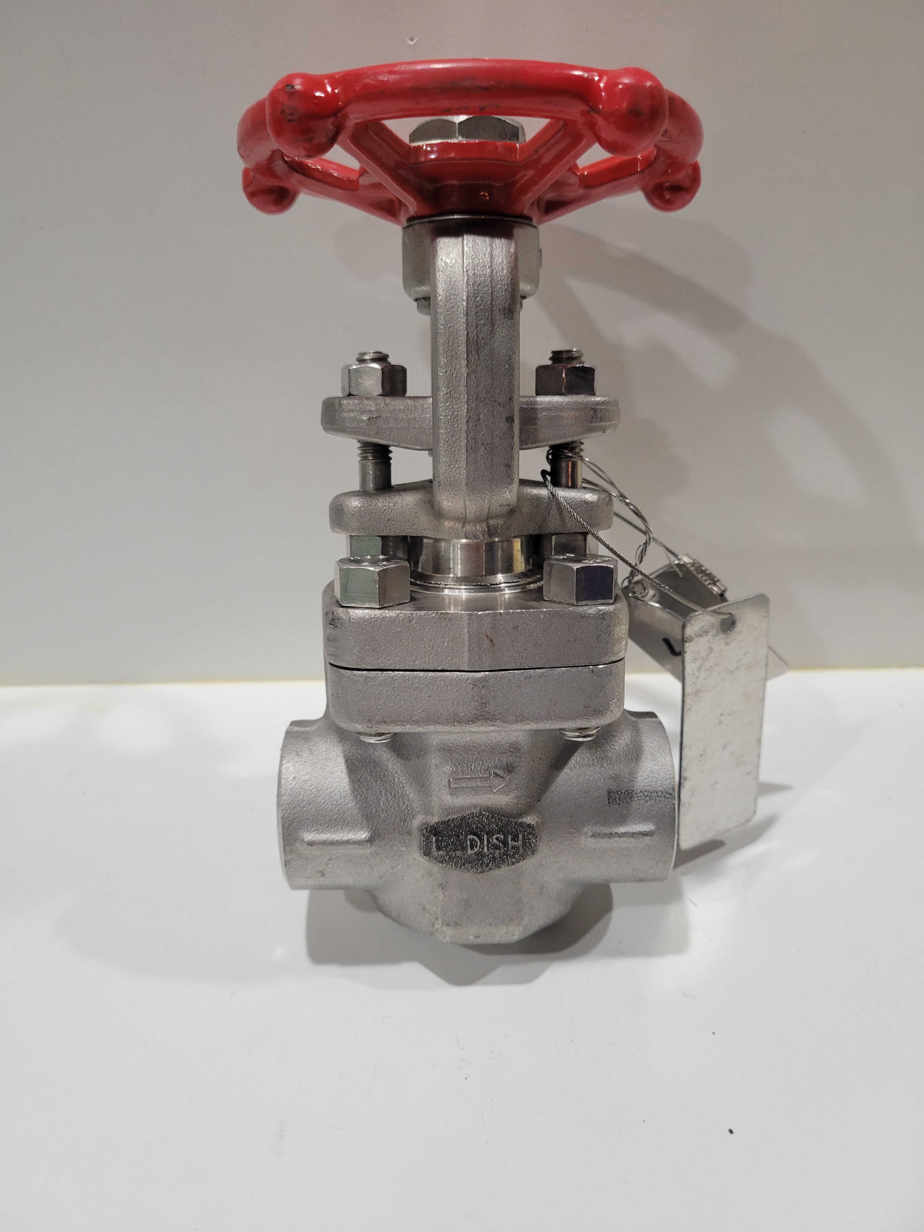 3/4" Ladish Class 800 Stainless Steel Gate Valve — Threaded A182-F316DC