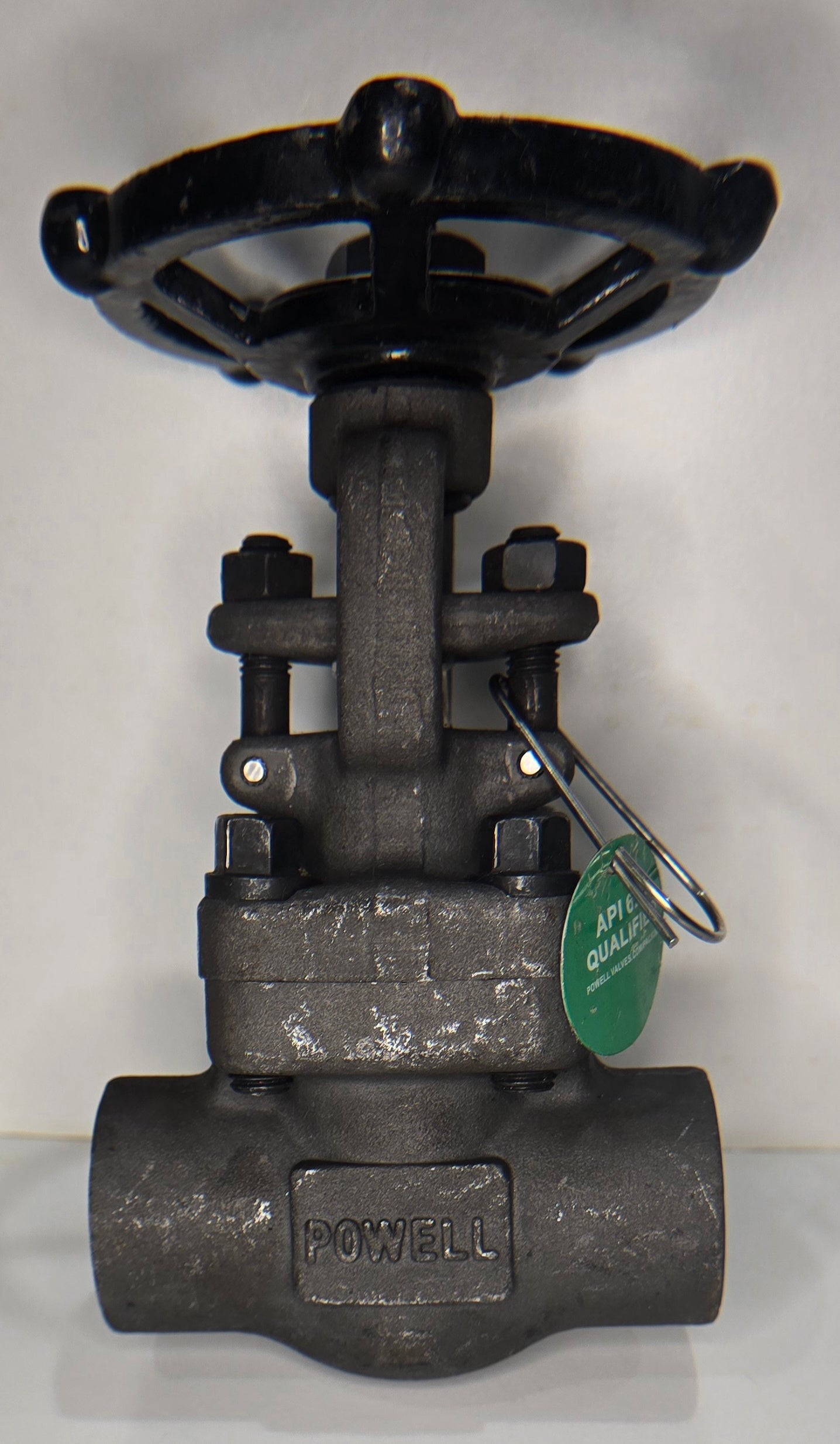 Powell GA08SA58GB 1" Class 800 Forged Carbon Steel Gate Valve — Socket Weld A105N