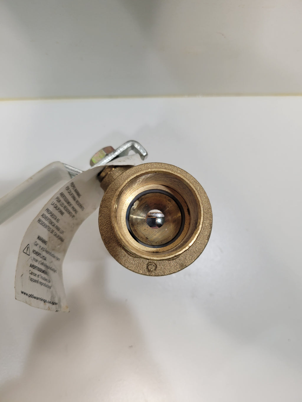 FNW FNWX411CG 1" Brass Ball Valve — 600 WOG 2-Piece Sweat Full Port NSF/ANSI 61 & 372