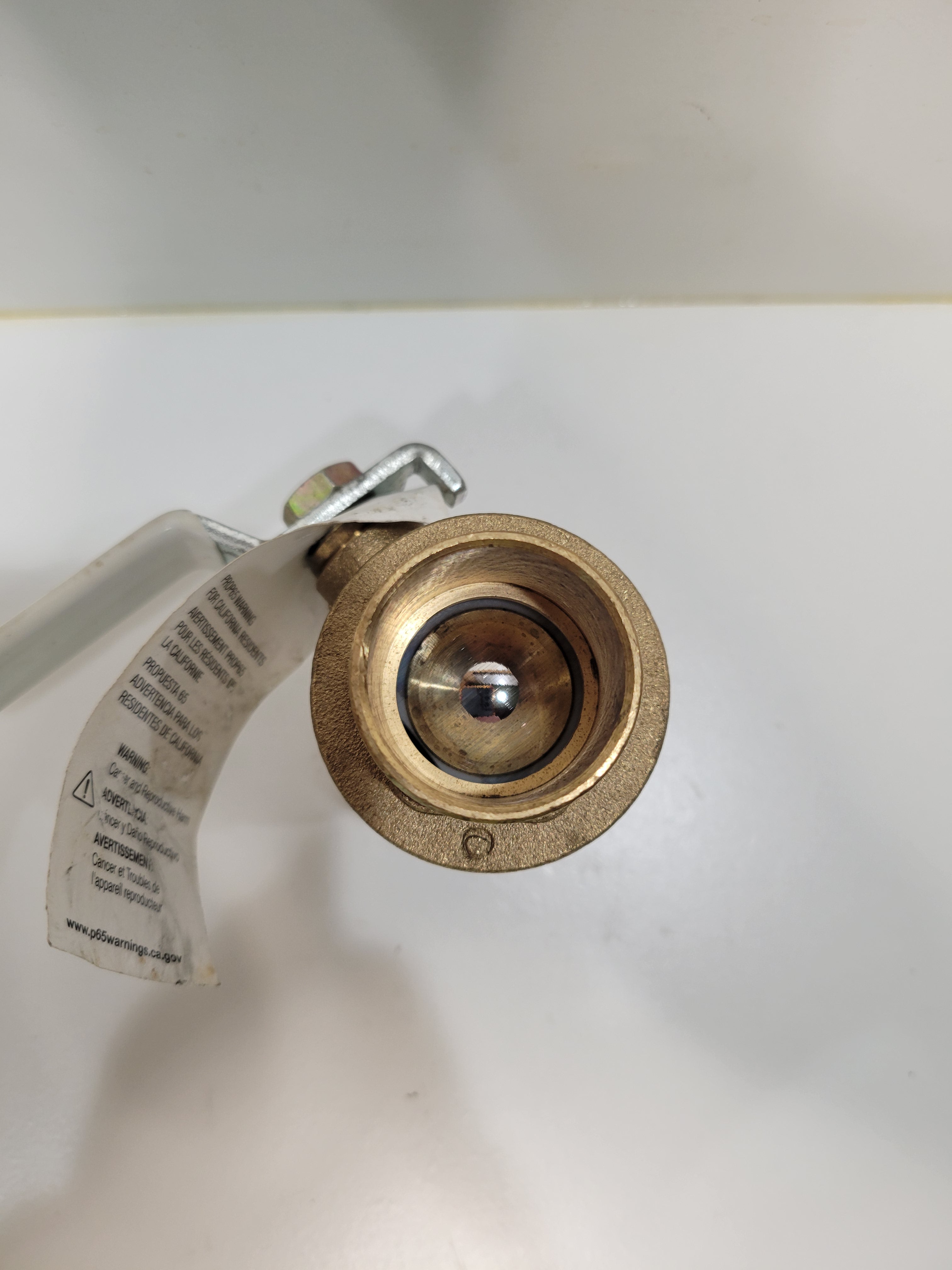 FNW FNWX411CG 1" Brass Ball Valve — 600 WOG 2-Piece Sweat Full Port NSF/ANSI 61 & 372