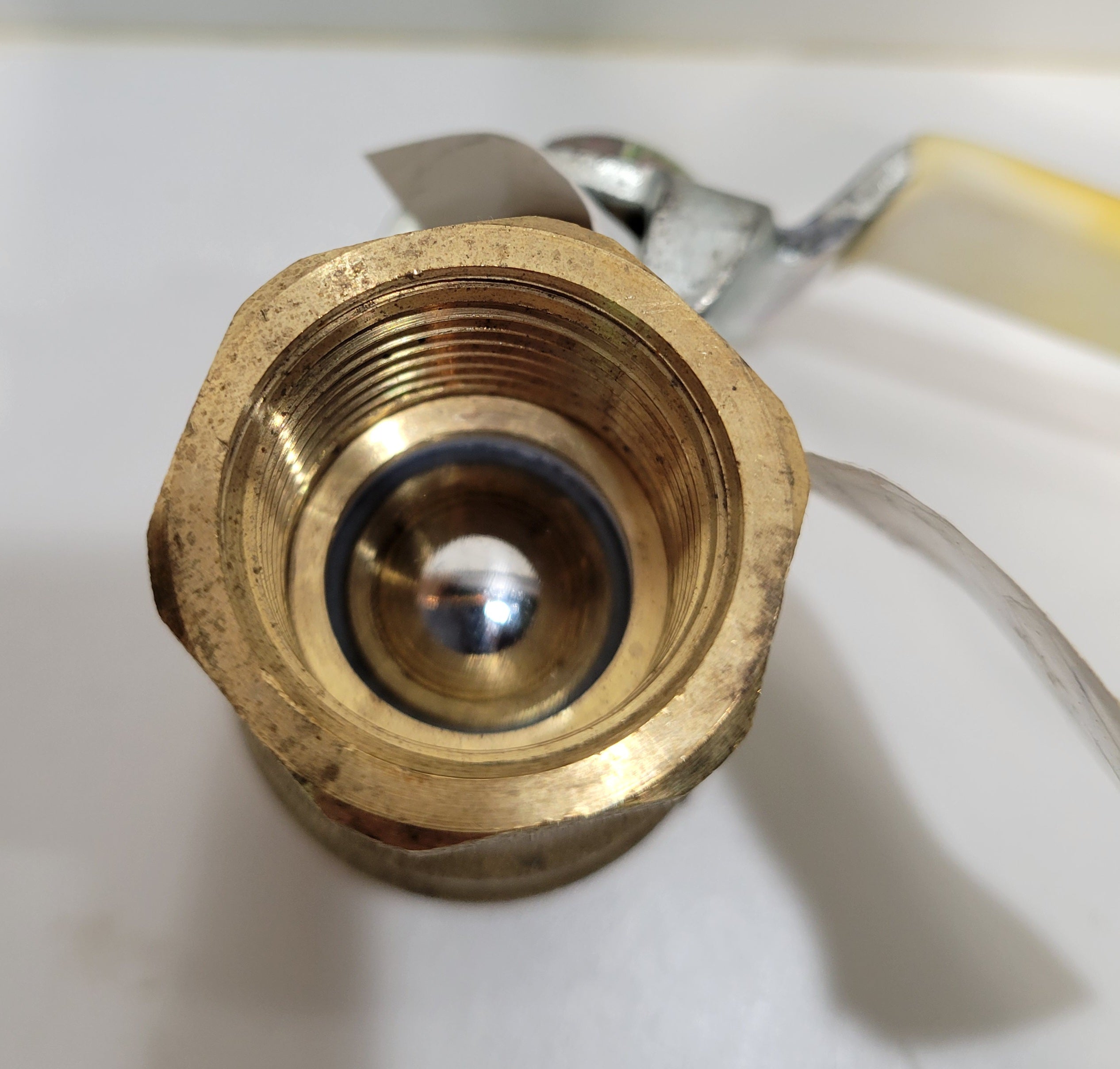 FNW FNWX410CF 3/4" Brass Ball Valve — 600 WOG 2-Piece Threaded Full Port NSF/ANSI 61 & 372