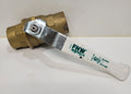 FNW Fig. 4418 1" Brass Ball Valve — 600 WOG / 150 SWP Low Lead Sweat — Made in Italy