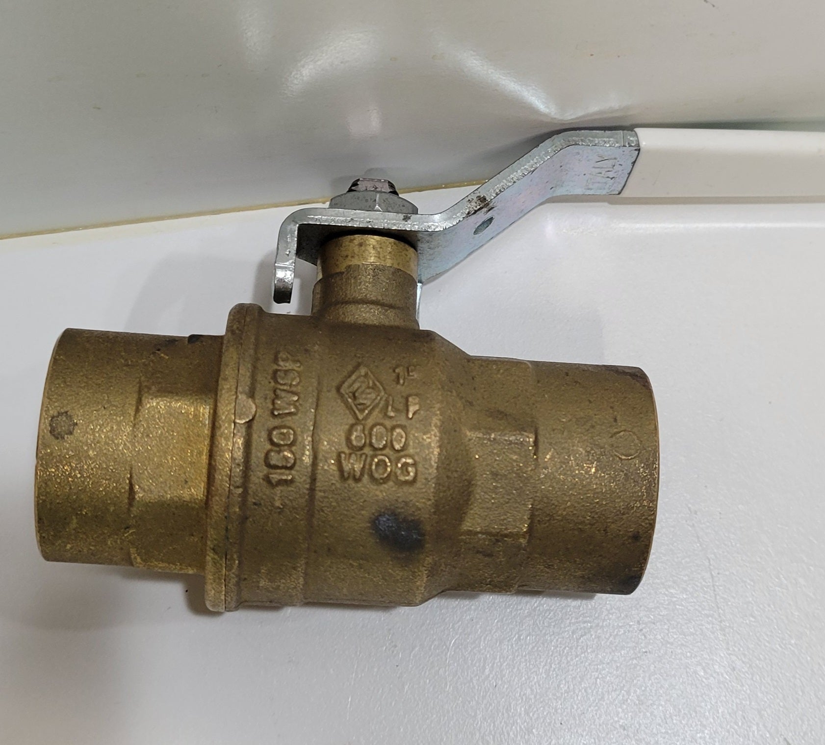 FNW Fig. 4418 1" Brass Ball Valve — 600 WOG / 150 SWP Low Lead Sweat — Made in Italy
