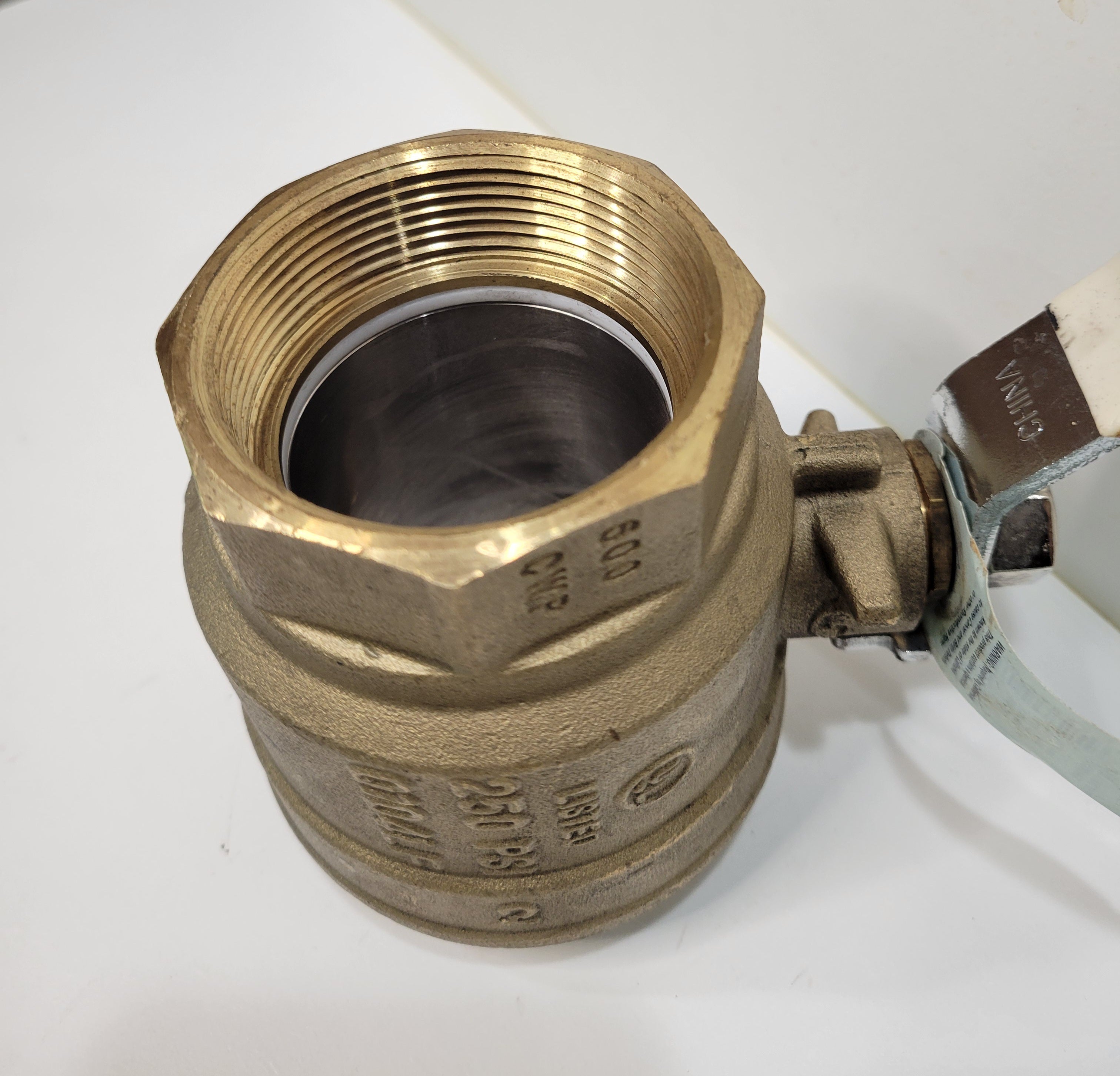 Apollo C110WLIF 2" Lead Free Brass Ball Valve — 600 CWP / 250 PSI Threaded NSF/ANSI 61 & 372