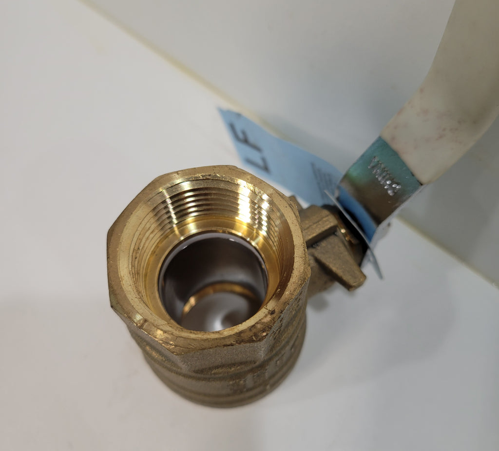 Apollo 94ALF-105-01A 1" Lead Free Brass Ball Valve — Threaded NPT FM Approved NSF/ANSI 61 & 372