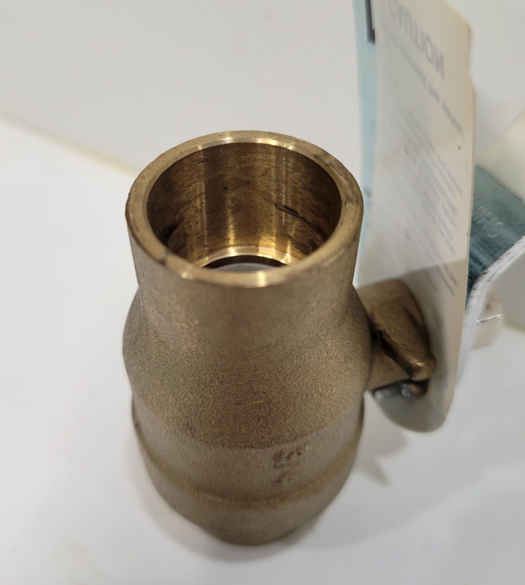 Apollo 94ALF-204-01A 3/4" Lead Free Brass Ball Valve — 600 CWP Sweat (Solder) FM Approved NSF/ANSI 61 & 372