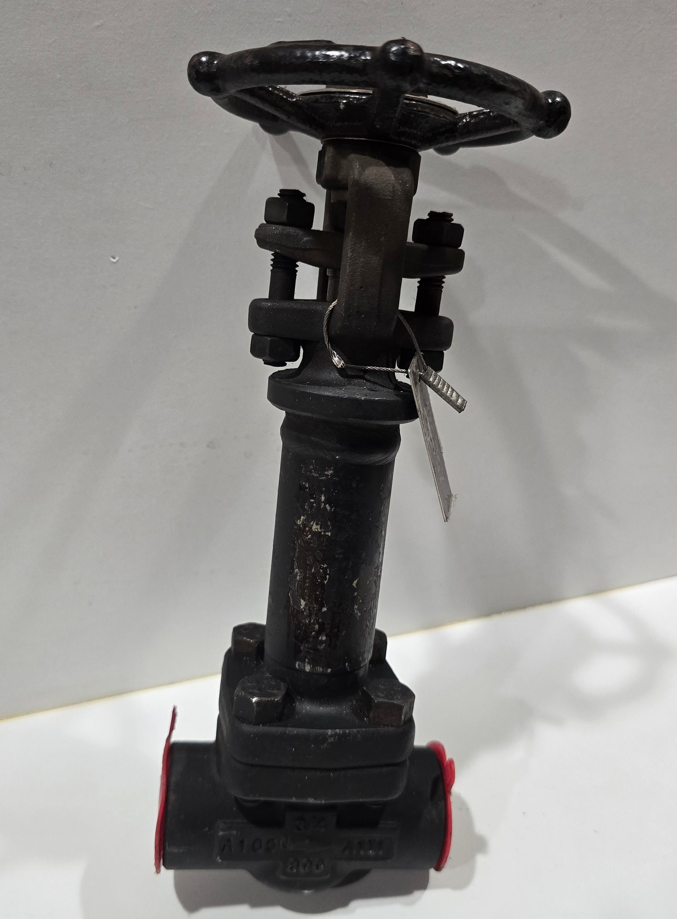 3/4" Class 800 Forged Carbon Steel Gate Valve — Extended Bonnet Socket Weld