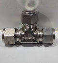 Swagelok 1/2" 316 Stainless Steel Tube Tee - Compression Fitting