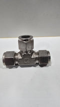 Parker 429P 1/2" 316 Stainless Steel Union Tee Tube Fitting — A-Lok Compression