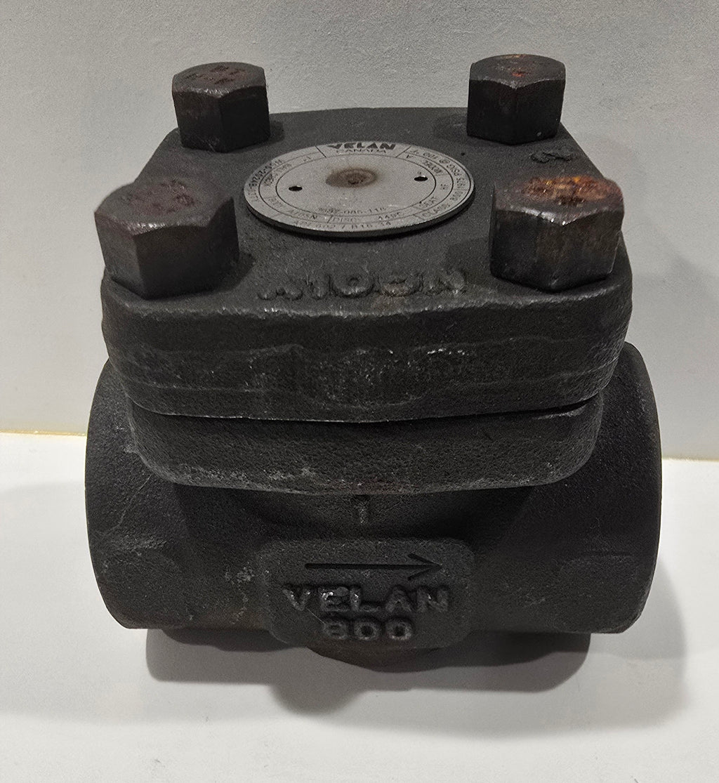 Velan 1" Class 800 Forged Carbon Steel Piston Check Valve